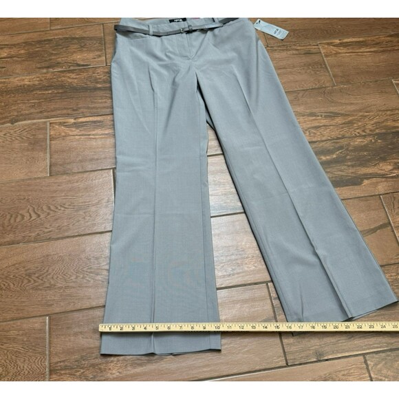 Apt 9 Curvy Fit Straight Leg Belted Trouser Pants Women's Sz 8S NWT - Picture 6 of 9